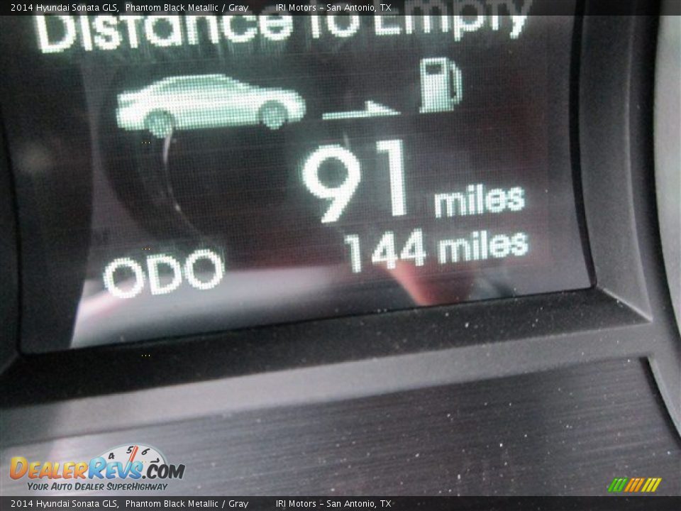 2014 Hyundai Sonata GLS Phantom Black Metallic / Gray Photo #18