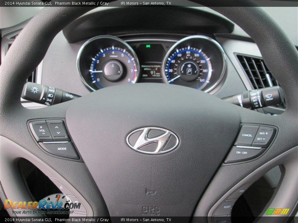 2014 Hyundai Sonata GLS Phantom Black Metallic / Gray Photo #20