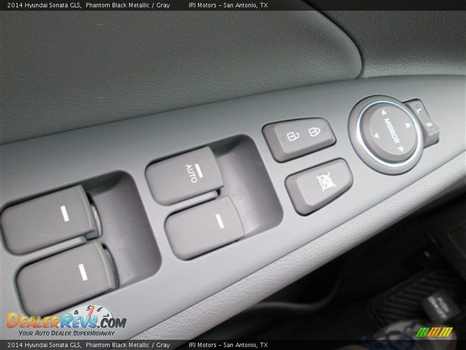 2014 Hyundai Sonata GLS Phantom Black Metallic / Gray Photo #21