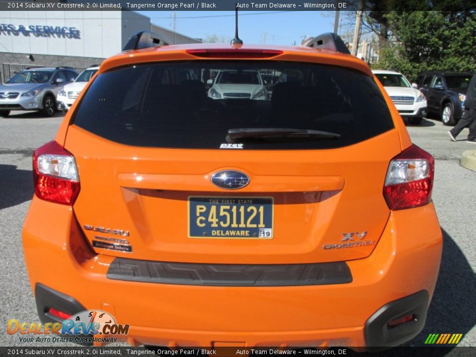 2014 Subaru XV Crosstrek 2.0i Limited Tangerine Orange Pearl / Black Photo #5