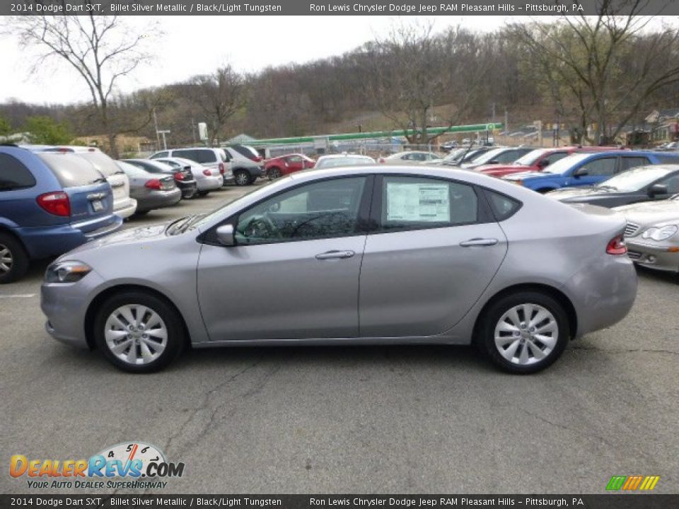 2014 Dodge Dart SXT Billet Silver Metallic / Black/Light Tungsten Photo #2