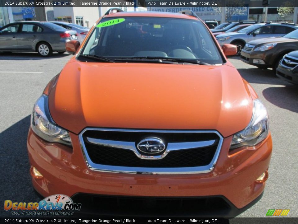 2014 Subaru XV Crosstrek 2.0i Limited Tangerine Orange Pearl / Black Photo #9