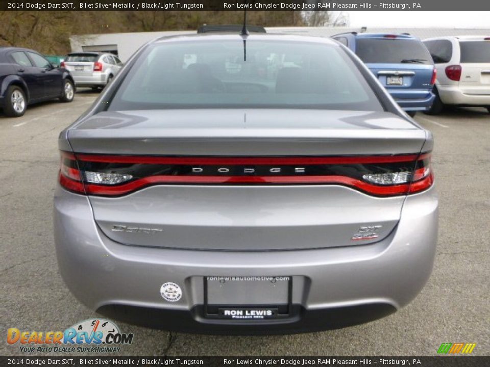 2014 Dodge Dart SXT Billet Silver Metallic / Black/Light Tungsten Photo #4