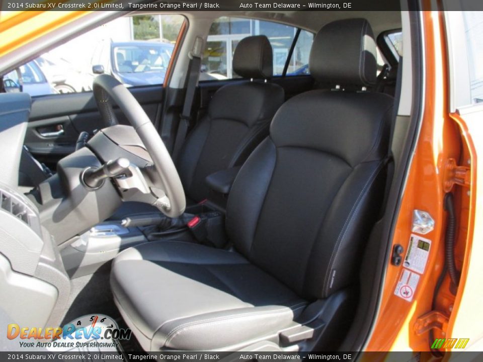 2014 Subaru XV Crosstrek 2.0i Limited Tangerine Orange Pearl / Black Photo #10