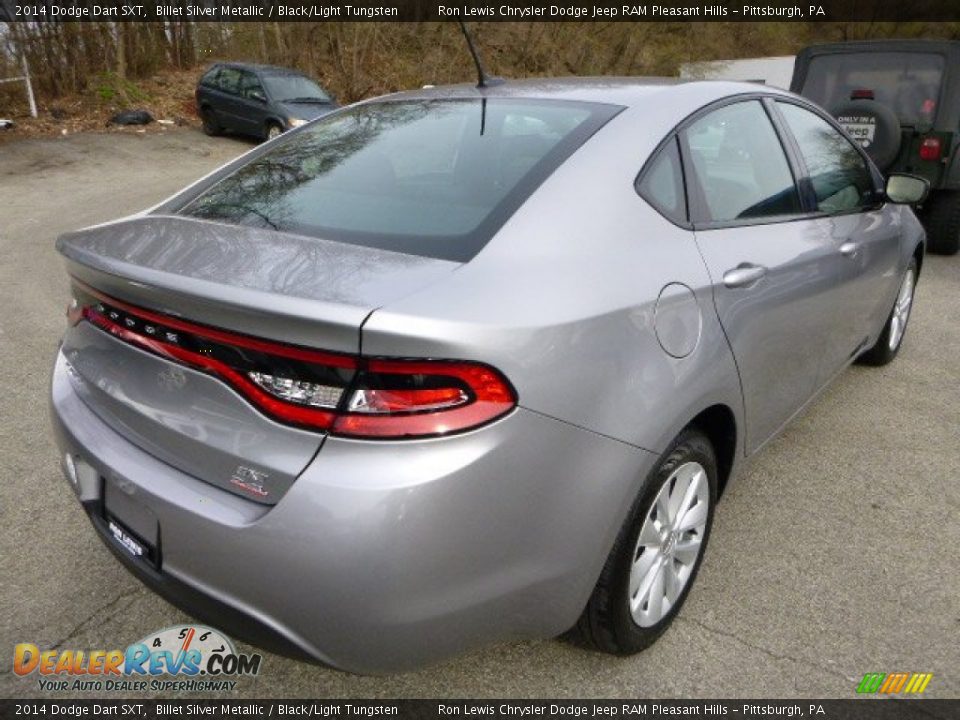 2014 Dodge Dart SXT Billet Silver Metallic / Black/Light Tungsten Photo #5