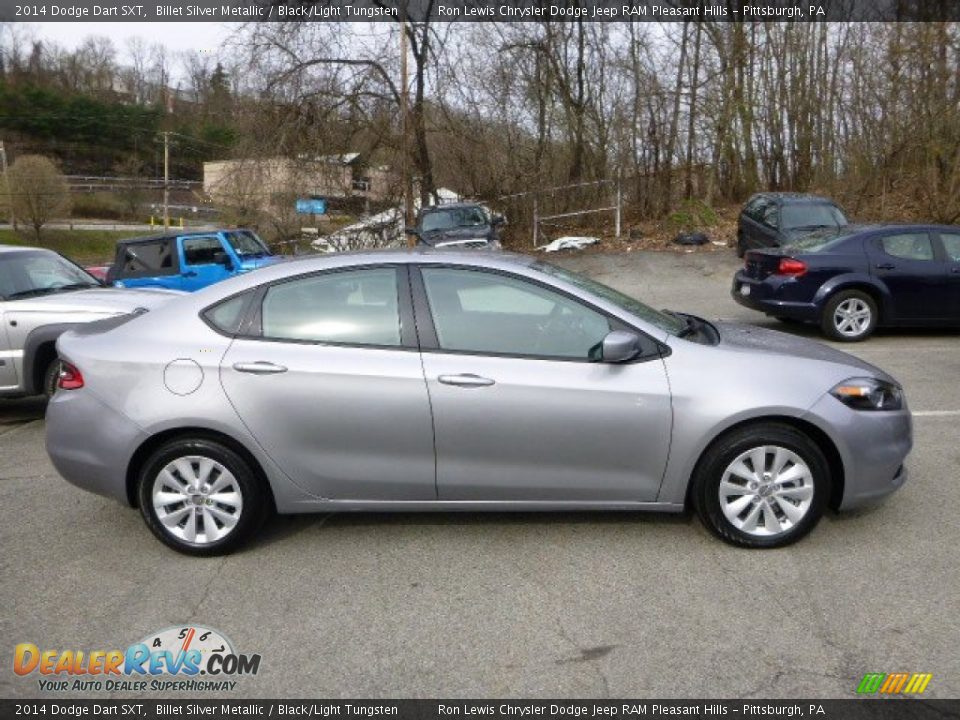 2014 Dodge Dart SXT Billet Silver Metallic / Black/Light Tungsten Photo #6