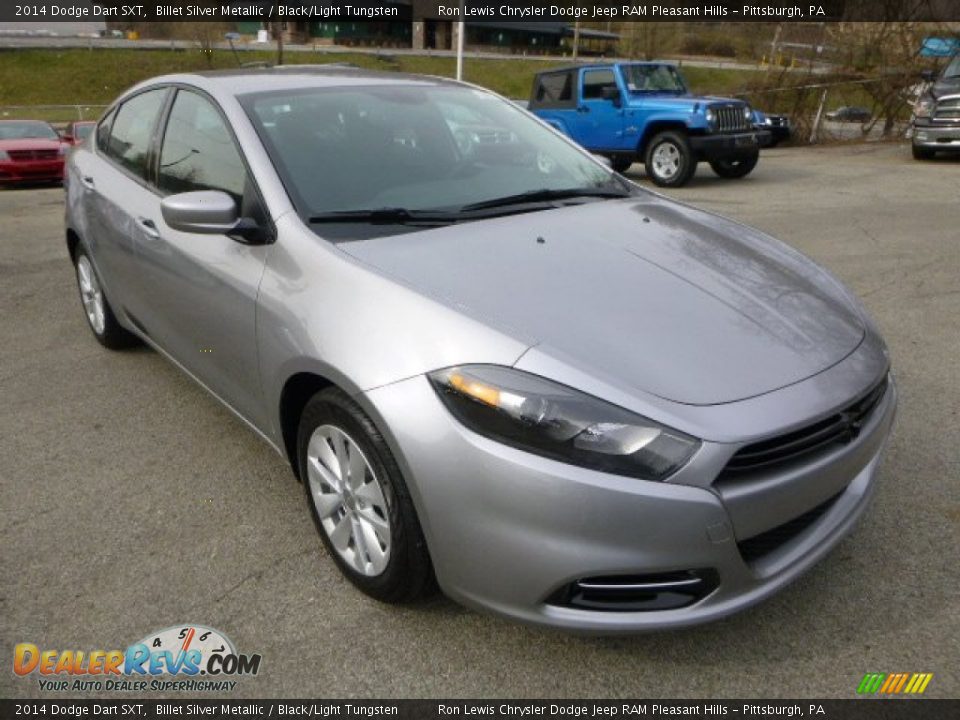 2014 Dodge Dart SXT Billet Silver Metallic / Black/Light Tungsten Photo #7