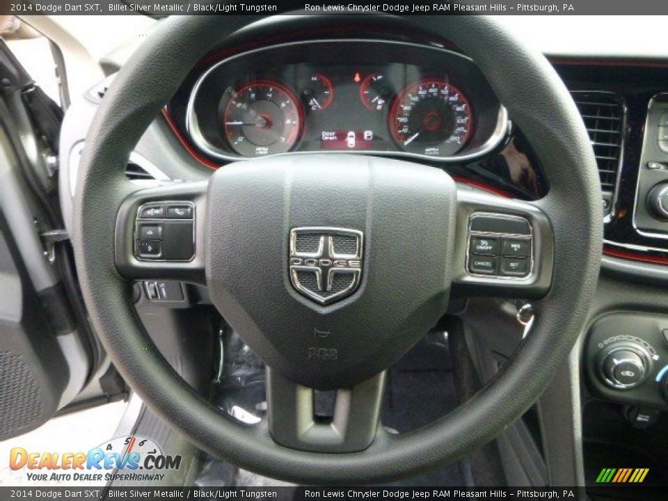2014 Dodge Dart SXT Billet Silver Metallic / Black/Light Tungsten Photo #18