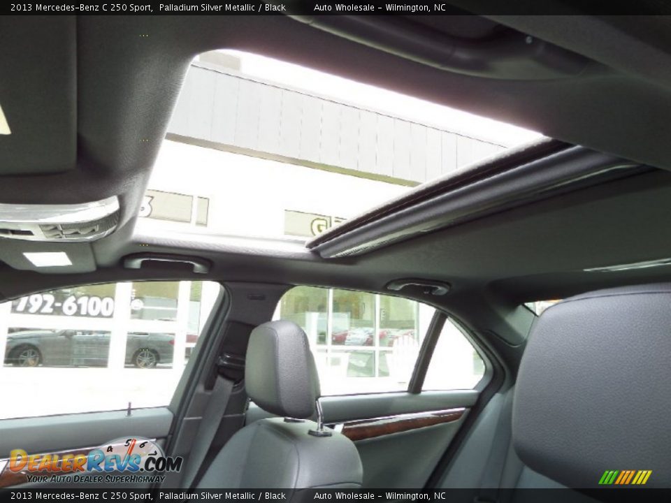 2013 Mercedes-Benz C 250 Sport Palladium Silver Metallic / Black Photo #12