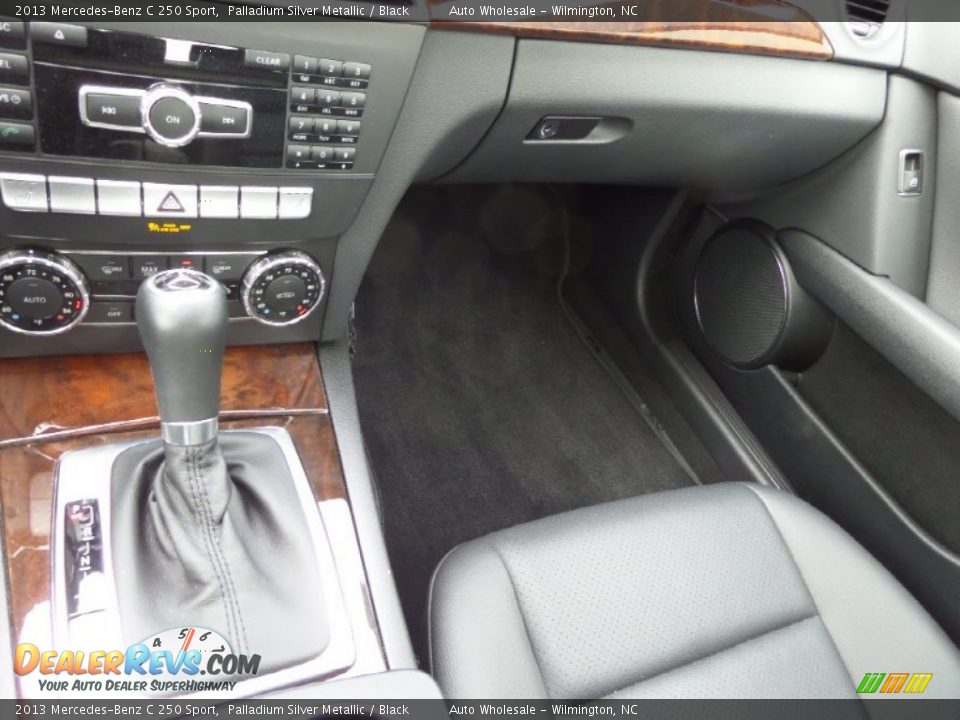 2013 Mercedes-Benz C 250 Sport Palladium Silver Metallic / Black Photo #20