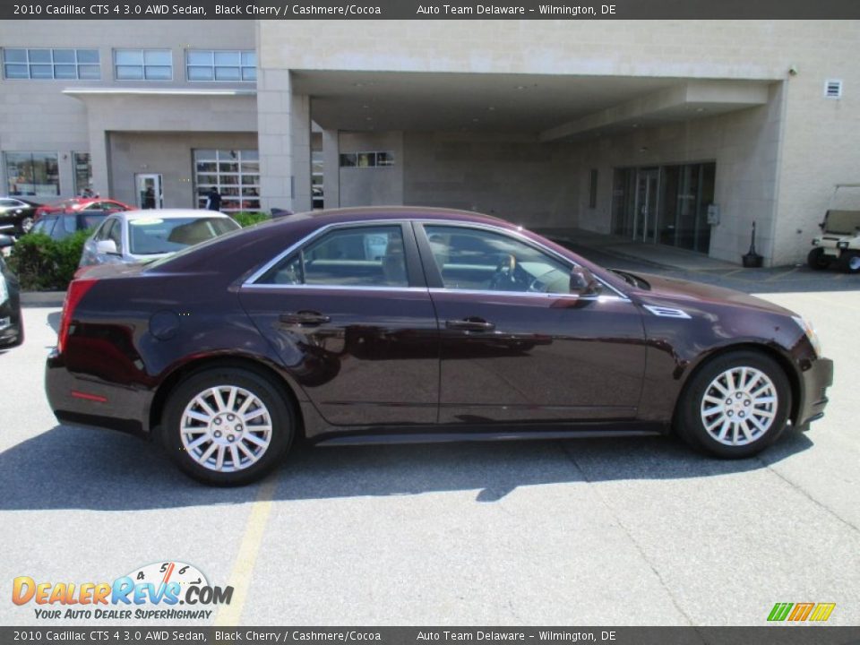 2010 Cadillac CTS 4 3.0 AWD Sedan Black Cherry / Cashmere/Cocoa Photo #5