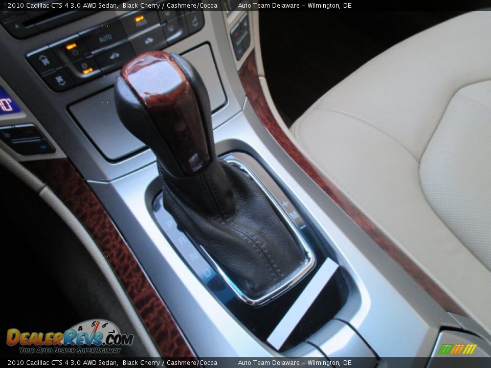 2010 Cadillac CTS 4 3.0 AWD Sedan Black Cherry / Cashmere/Cocoa Photo #24