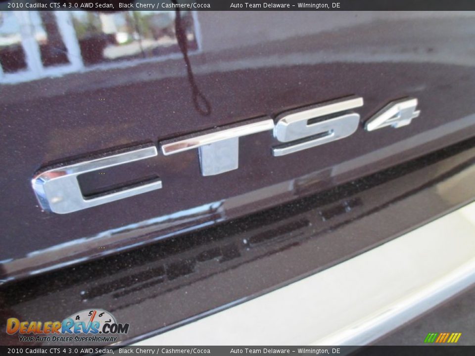 2010 Cadillac CTS 4 3.0 AWD Sedan Black Cherry / Cashmere/Cocoa Photo #35