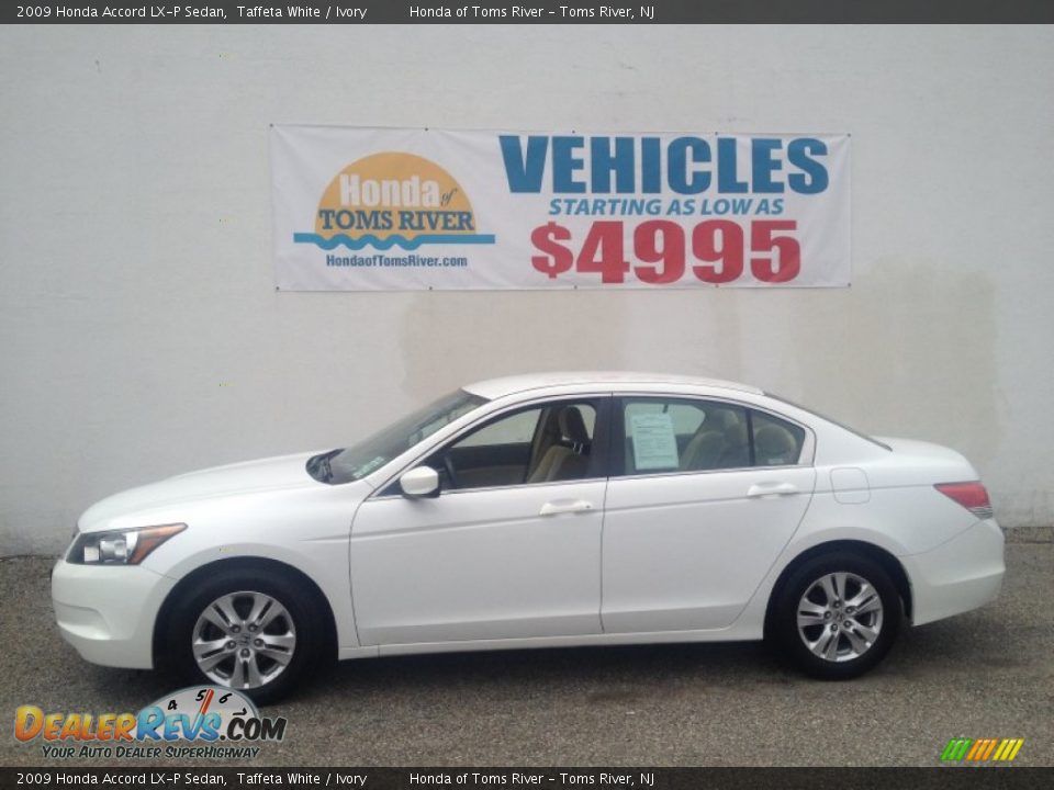 2009 Honda Accord LX-P Sedan Taffeta White / Ivory Photo #6