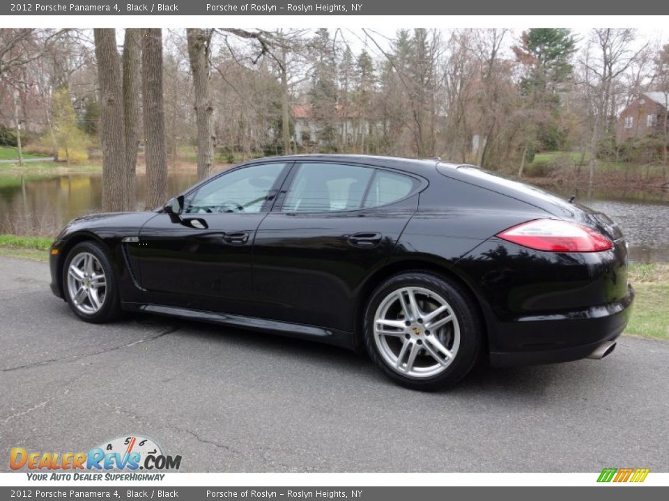 2012 Porsche Panamera 4 Black / Black Photo #4
