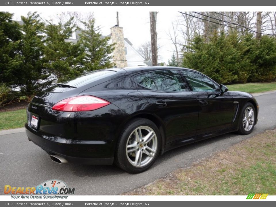 2012 Porsche Panamera 4 Black / Black Photo #6