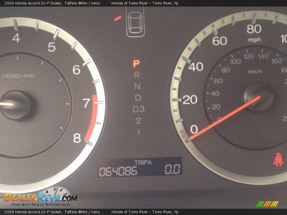 2009 Honda Accord LX-P Sedan Taffeta White / Ivory Photo #20