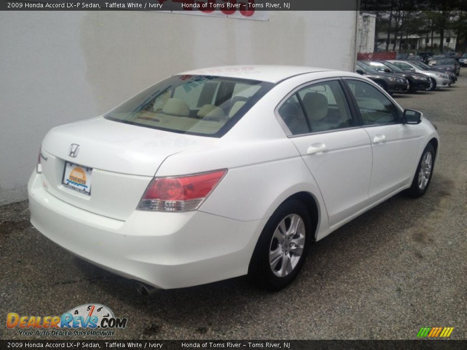 2009 Honda Accord LX-P Sedan Taffeta White / Ivory Photo #22