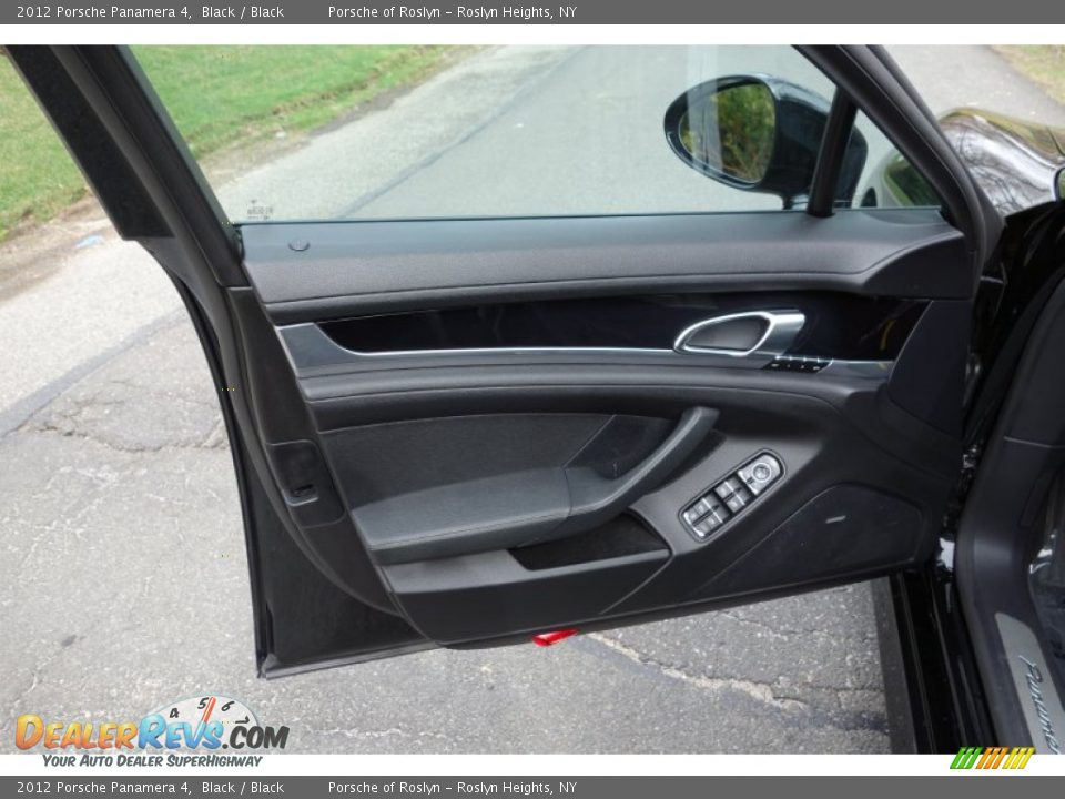 2012 Porsche Panamera 4 Black / Black Photo #12