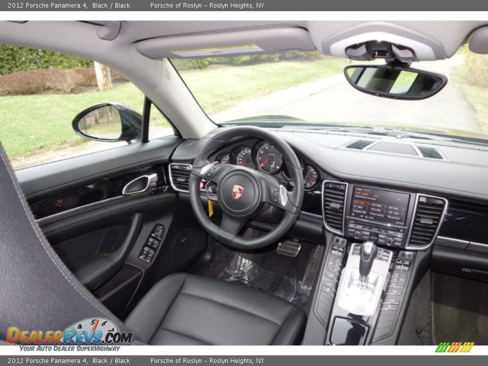 2012 Porsche Panamera 4 Black / Black Photo #13