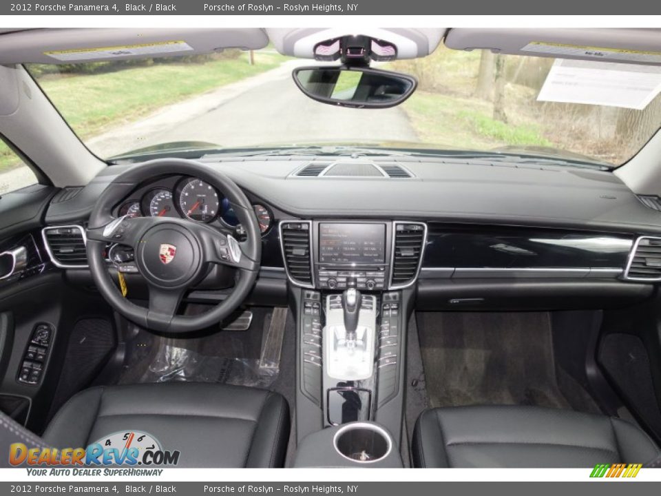 2012 Porsche Panamera 4 Black / Black Photo #14