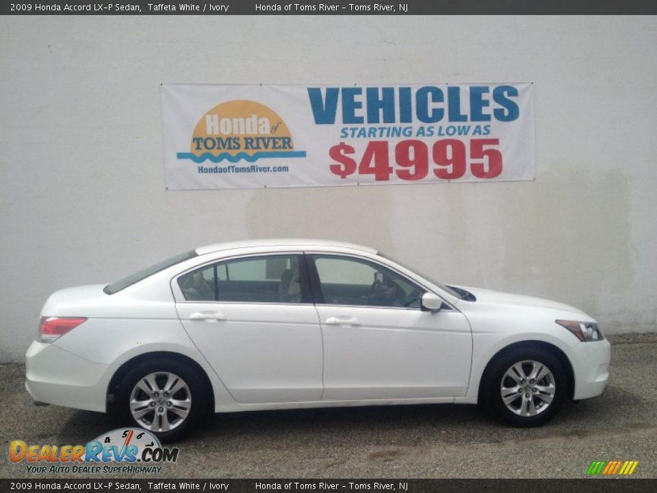 2009 Honda Accord LX-P Sedan Taffeta White / Ivory Photo #26