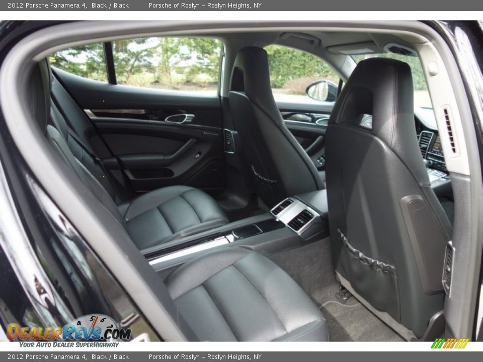 2012 Porsche Panamera 4 Black / Black Photo #16