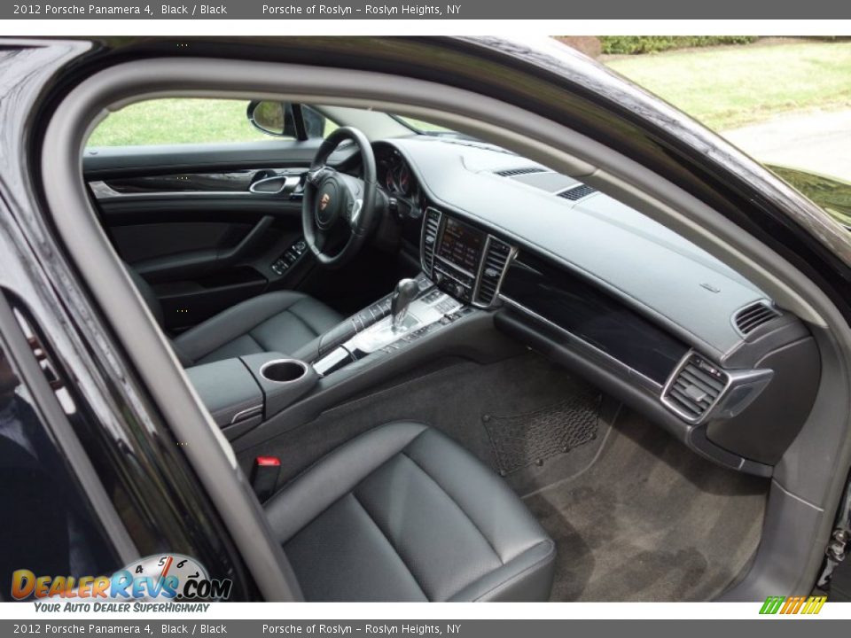 2012 Porsche Panamera 4 Black / Black Photo #18