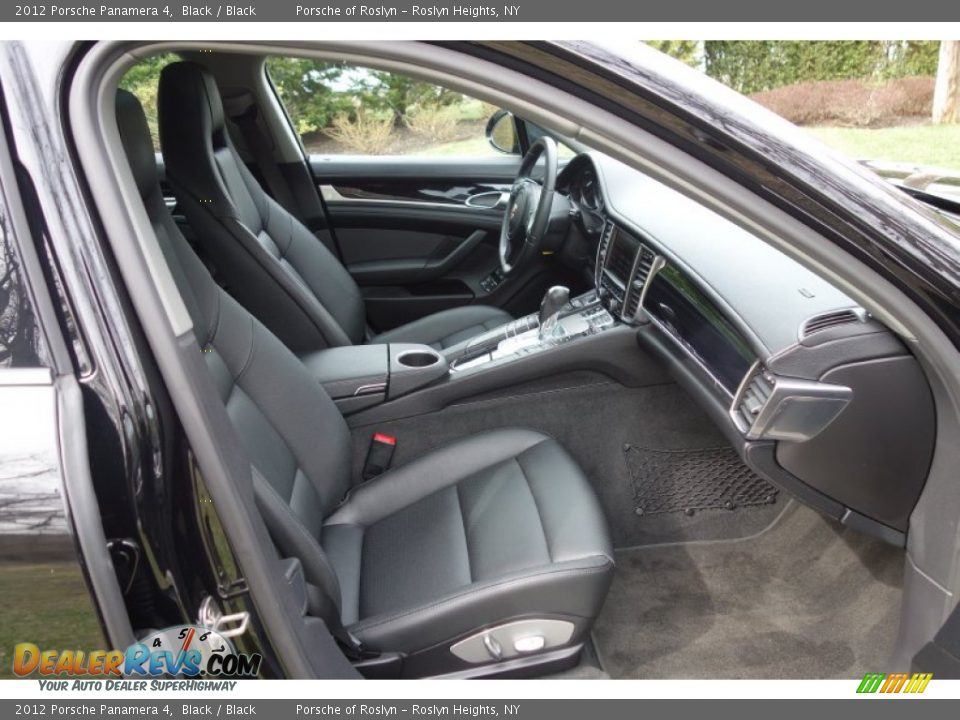 2012 Porsche Panamera 4 Black / Black Photo #19