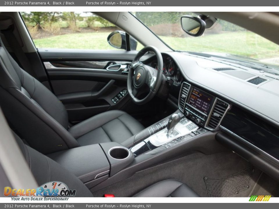 2012 Porsche Panamera 4 Black / Black Photo #20