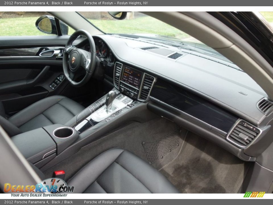 2012 Porsche Panamera 4 Black / Black Photo #21