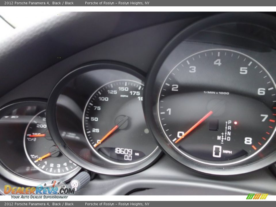 2012 Porsche Panamera 4 Black / Black Photo #23