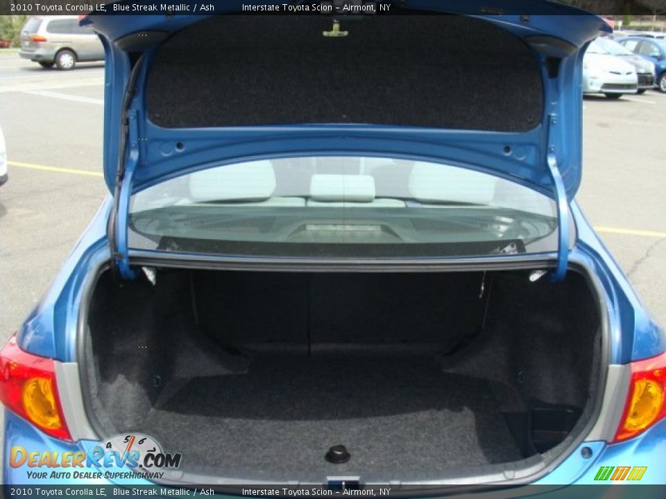 2010 Toyota Corolla LE Blue Streak Metallic / Ash Photo #17