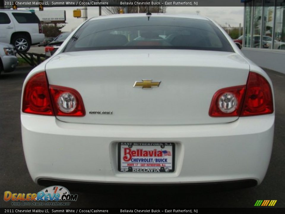 2011 Chevrolet Malibu LS Summit White / Cocoa/Cashmere Photo #5