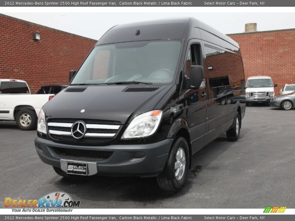 2012 Mercedes-Benz Sprinter 2500 High Roof Passenger Van Carbon Black Metallic / Lima Black Fabric Photo #1