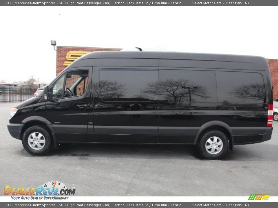 2012 Mercedes-Benz Sprinter 2500 High Roof Passenger Van Carbon Black Metallic / Lima Black Fabric Photo #2