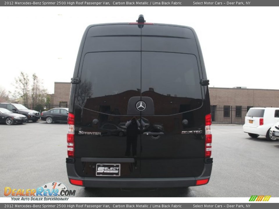 2012 Mercedes-Benz Sprinter 2500 High Roof Passenger Van Carbon Black Metallic / Lima Black Fabric Photo #3