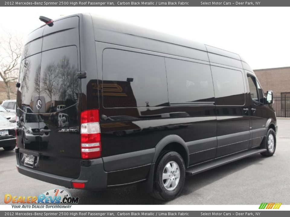 2012 Mercedes-Benz Sprinter 2500 High Roof Passenger Van Carbon Black Metallic / Lima Black Fabric Photo #4