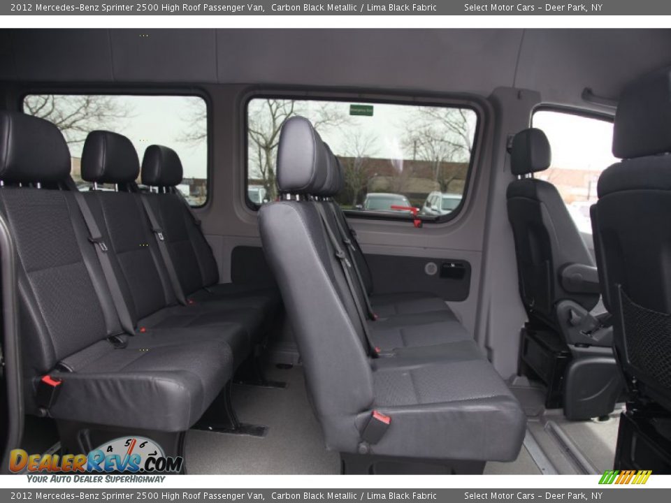 2012 Mercedes-Benz Sprinter 2500 High Roof Passenger Van Carbon Black Metallic / Lima Black Fabric Photo #6