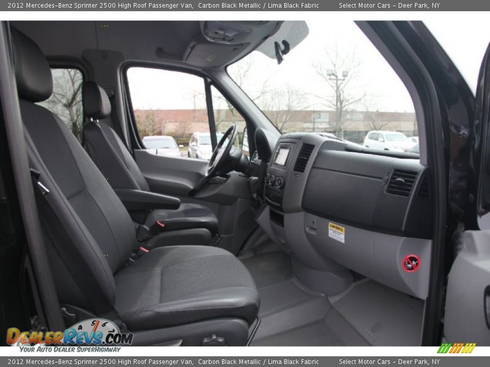 2012 Mercedes-Benz Sprinter 2500 High Roof Passenger Van Carbon Black Metallic / Lima Black Fabric Photo #7