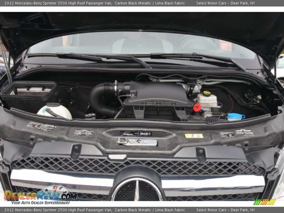 2012 Mercedes-Benz Sprinter 2500 High Roof Passenger Van Carbon Black Metallic / Lima Black Fabric Photo #9