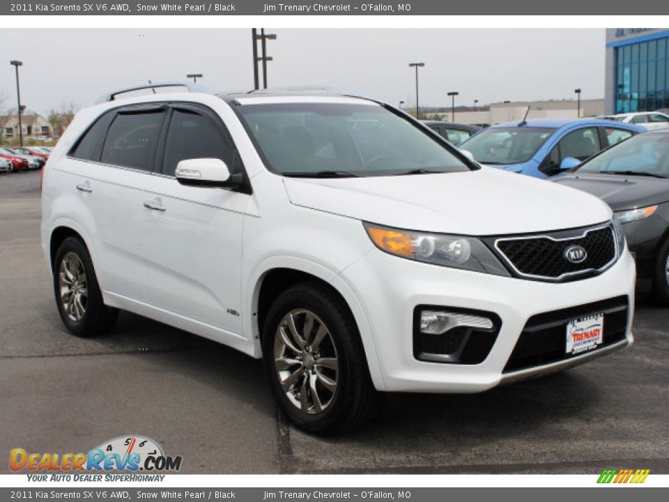 2011 Kia Sorento SX V6 AWD Snow White Pearl / Black Photo #2