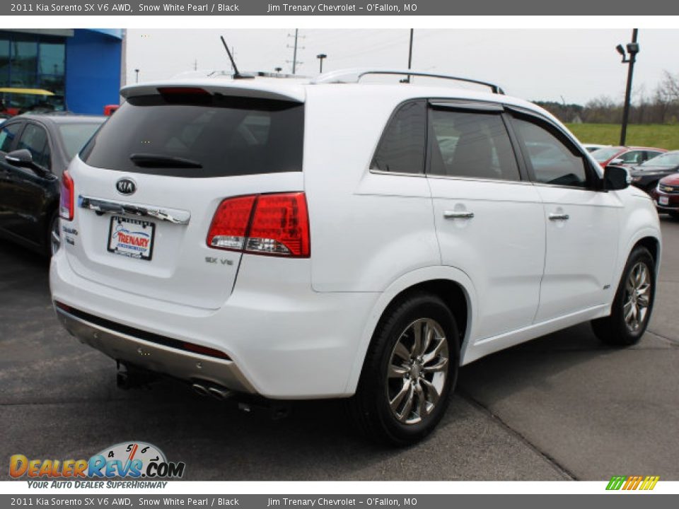 2011 Kia Sorento SX V6 AWD Snow White Pearl / Black Photo #3