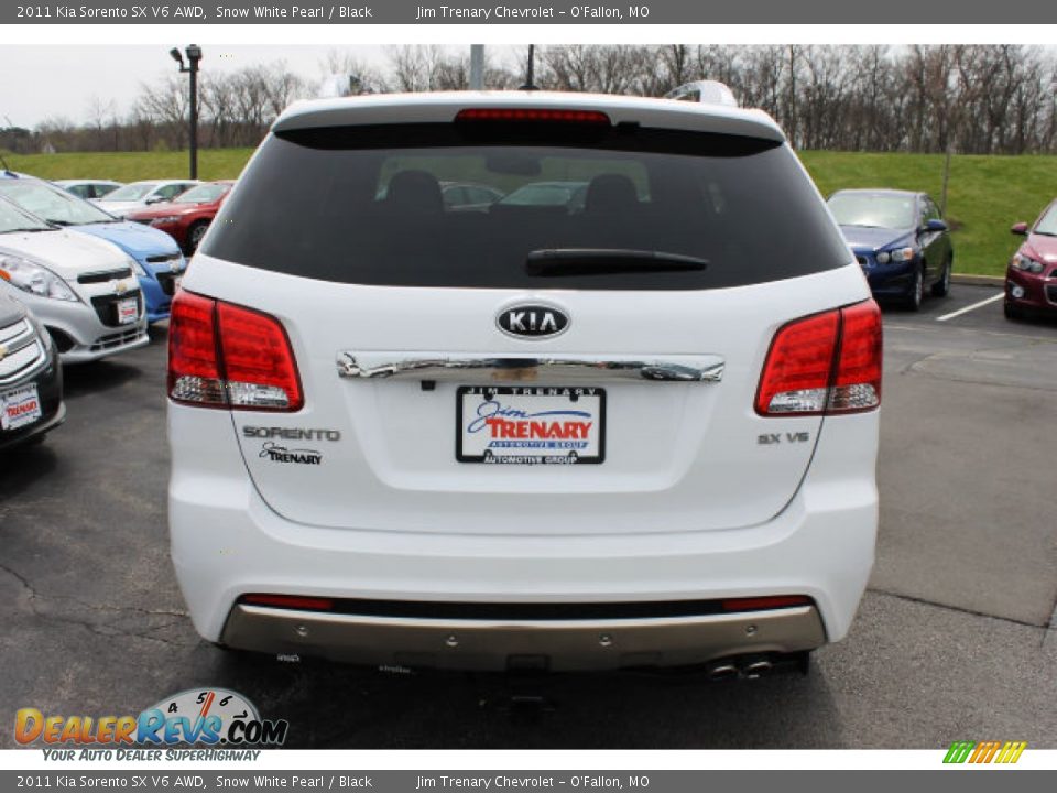 2011 Kia Sorento SX V6 AWD Snow White Pearl / Black Photo #6