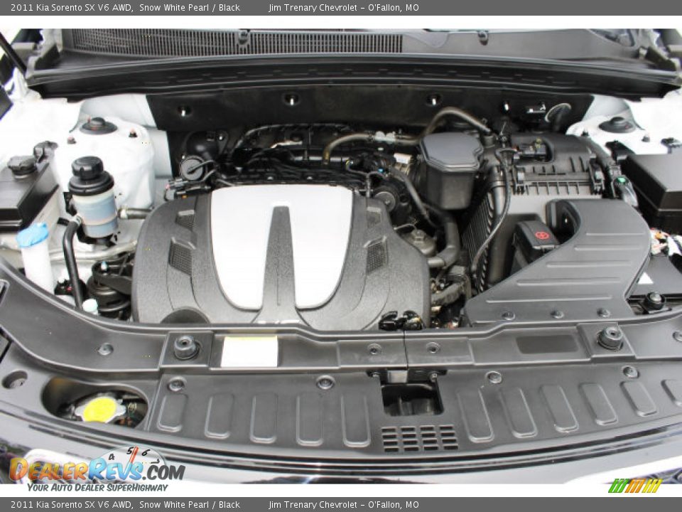 2011 Kia Sorento SX V6 AWD Snow White Pearl / Black Photo #7