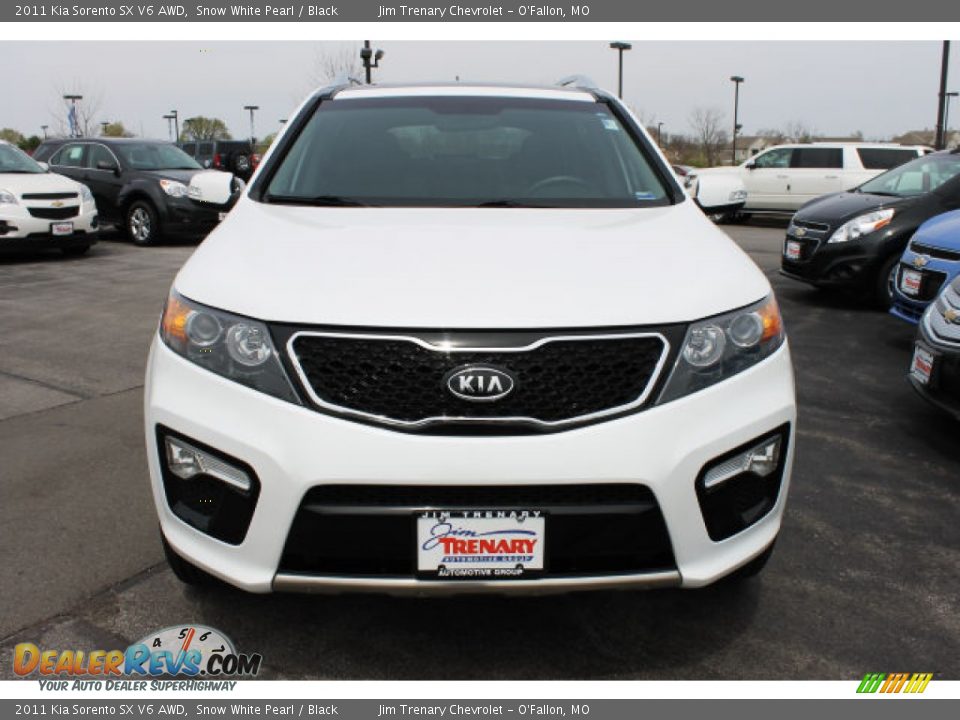 2011 Kia Sorento SX V6 AWD Snow White Pearl / Black Photo #8