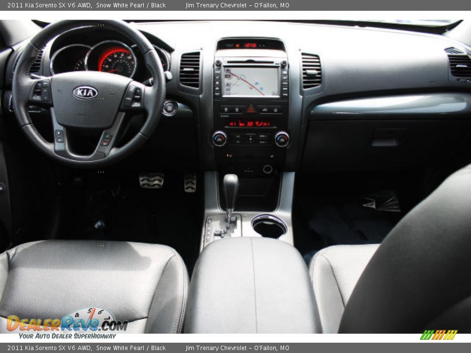 2011 Kia Sorento SX V6 AWD Snow White Pearl / Black Photo #10