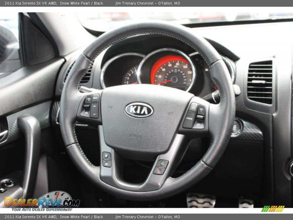 2011 Kia Sorento SX V6 AWD Snow White Pearl / Black Photo #11