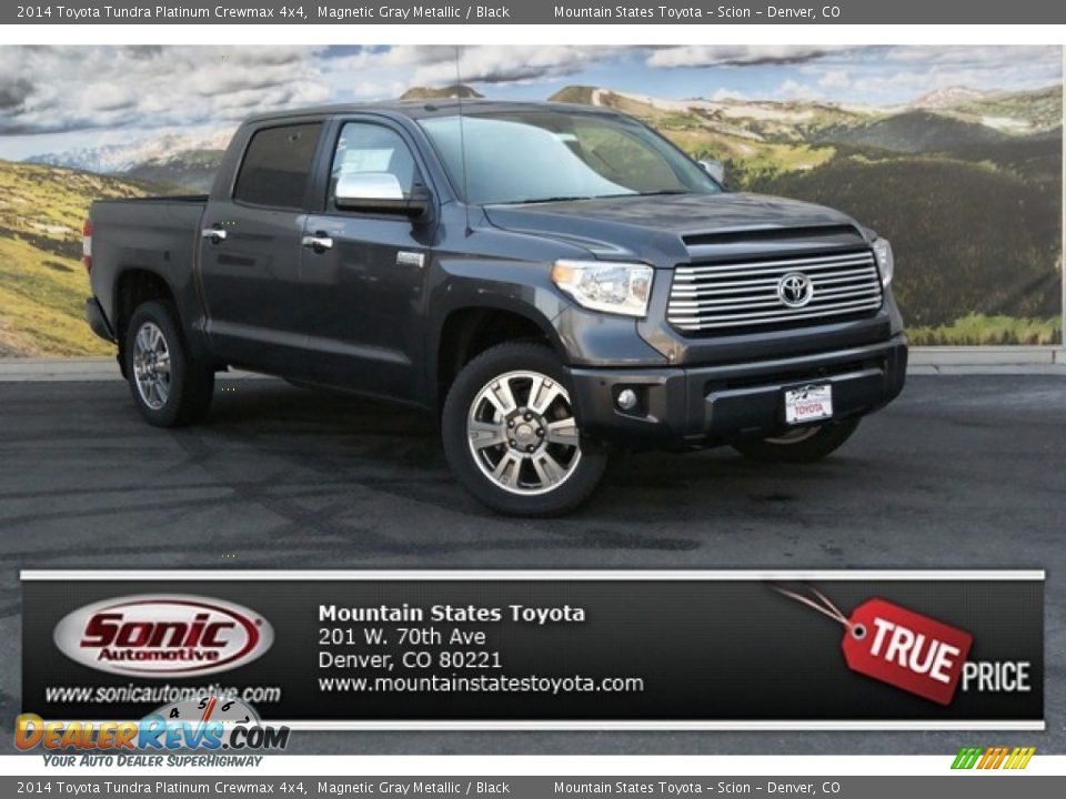 2014 Toyota Tundra Platinum Crewmax 4x4 Magnetic Gray Metallic / Black Photo #1