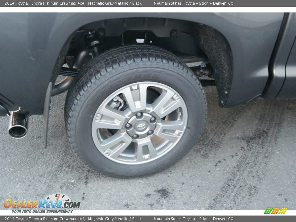 2014 Toyota Tundra Platinum Crewmax 4x4 Magnetic Gray Metallic / Black Photo #9